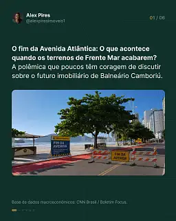 O fim da Avenida Atl�ntica: O que acontece quando os terrenos frente mar acabarem ?